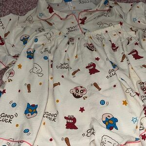 Kids Cartoon Print Pajamas
